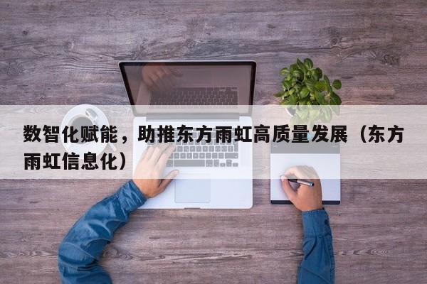 数智化赋能，助推东方雨虹高质量发展（东方雨虹信息化）
