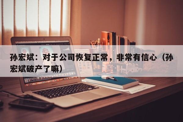 孙宏斌：对于公司恢复正常，非常有信心（孙宏斌破产了嘛）
