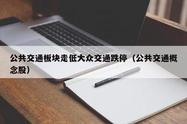 公共交通板块走低大众交通跌停（公共交通概念股）