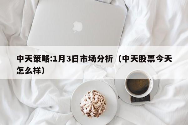 中天策略:1月3日市场分析（中天股票今天怎么样）