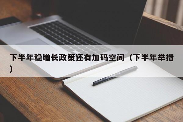 下半年稳增长政策还有加码空间（下半年举措）