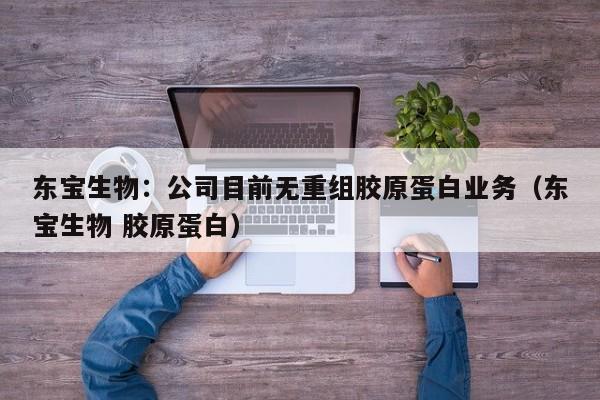 东宝生物：公司目前无重组胶原蛋白业务（东宝生物 胶原蛋白）