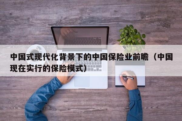 中国式现代化背景下的中国保险业前瞻（中国现在实行的保险模式）