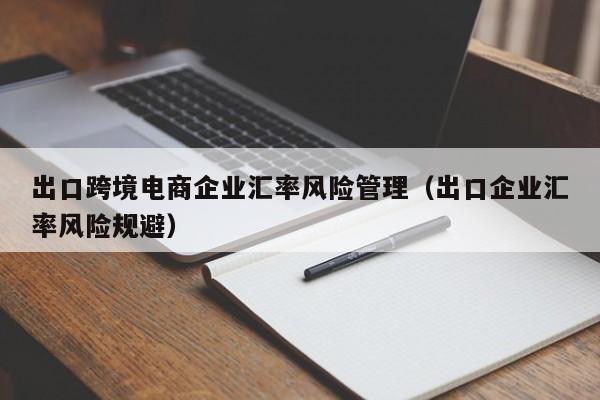 出口跨境电商企业汇率风险管理（出口企业汇率风险规避）